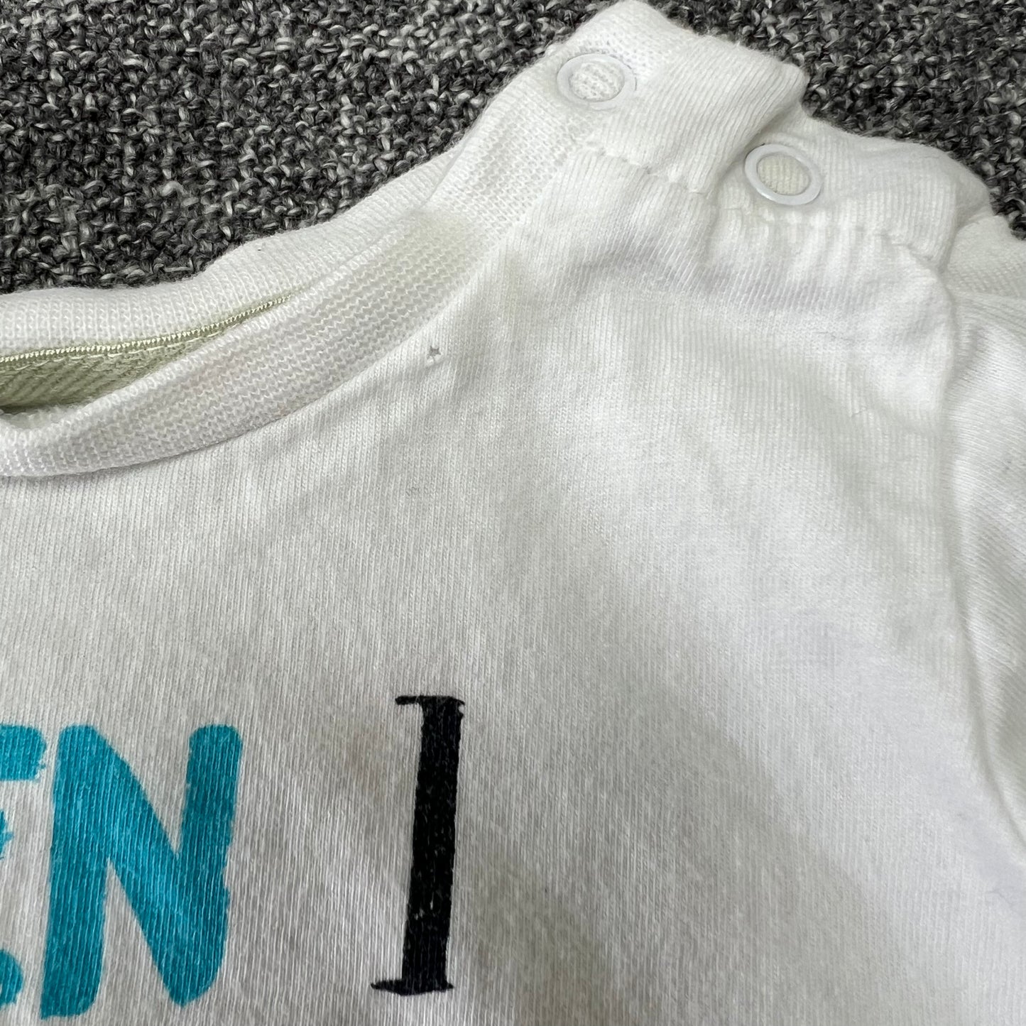 Boys Newborn White T-shirt (PIP)