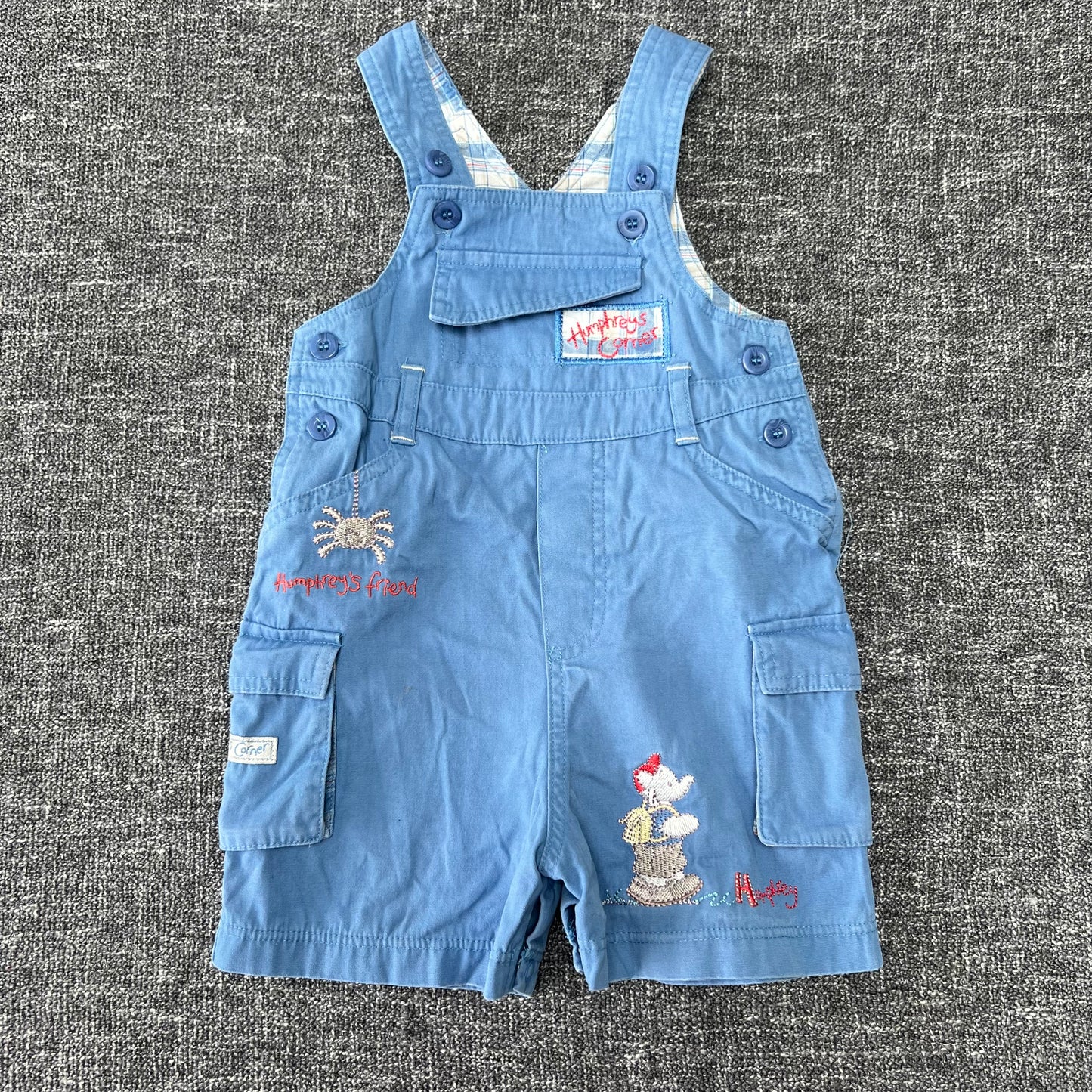 Boys 0-3 Month Hunphreys Corner Summer Dungarees