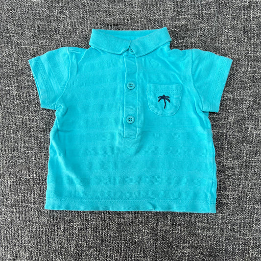 Boys 0-3 Month Short Sleeved Polo Shirt