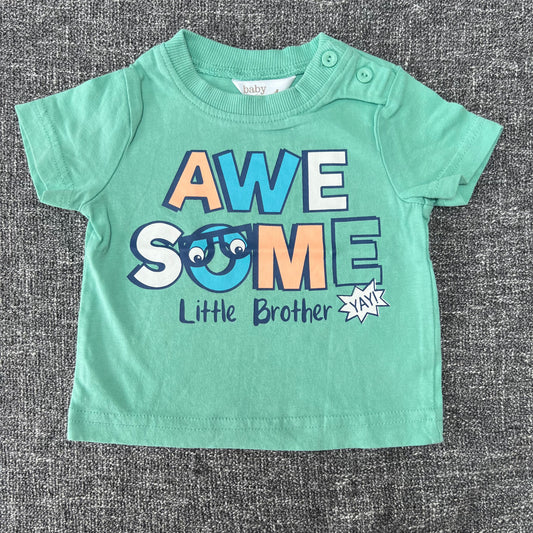 Boys 0-3 Month Green T-shirt