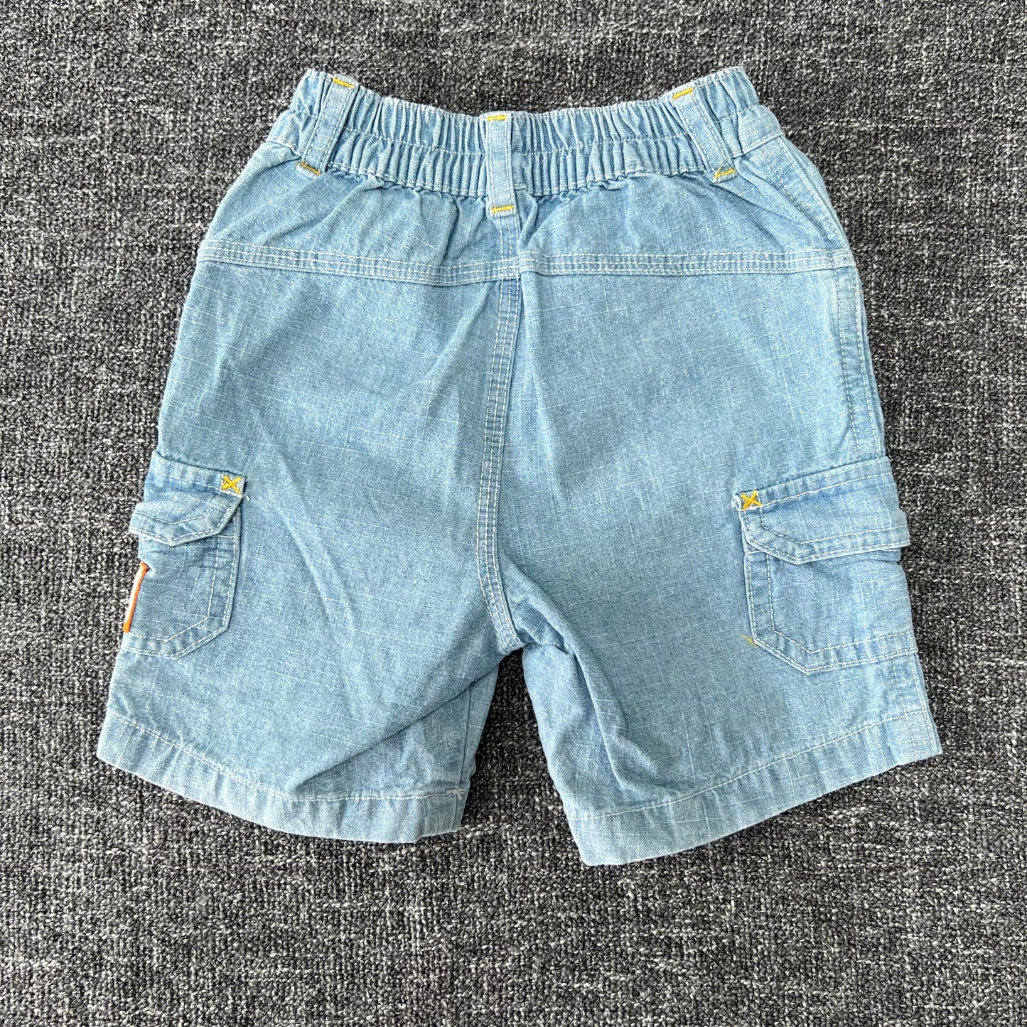 Boys 0-3 Month Denim Style Shorts