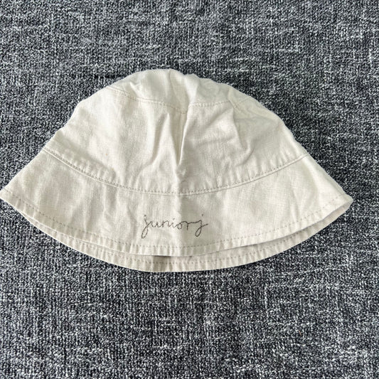 Boys 0-3 Month Beige Sun Hat