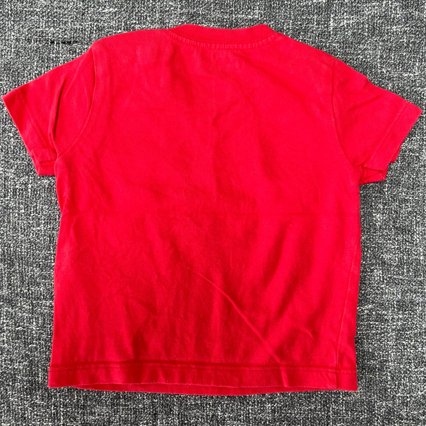 Boys 0-3 Month Red T-shirt "Here comes trouble"