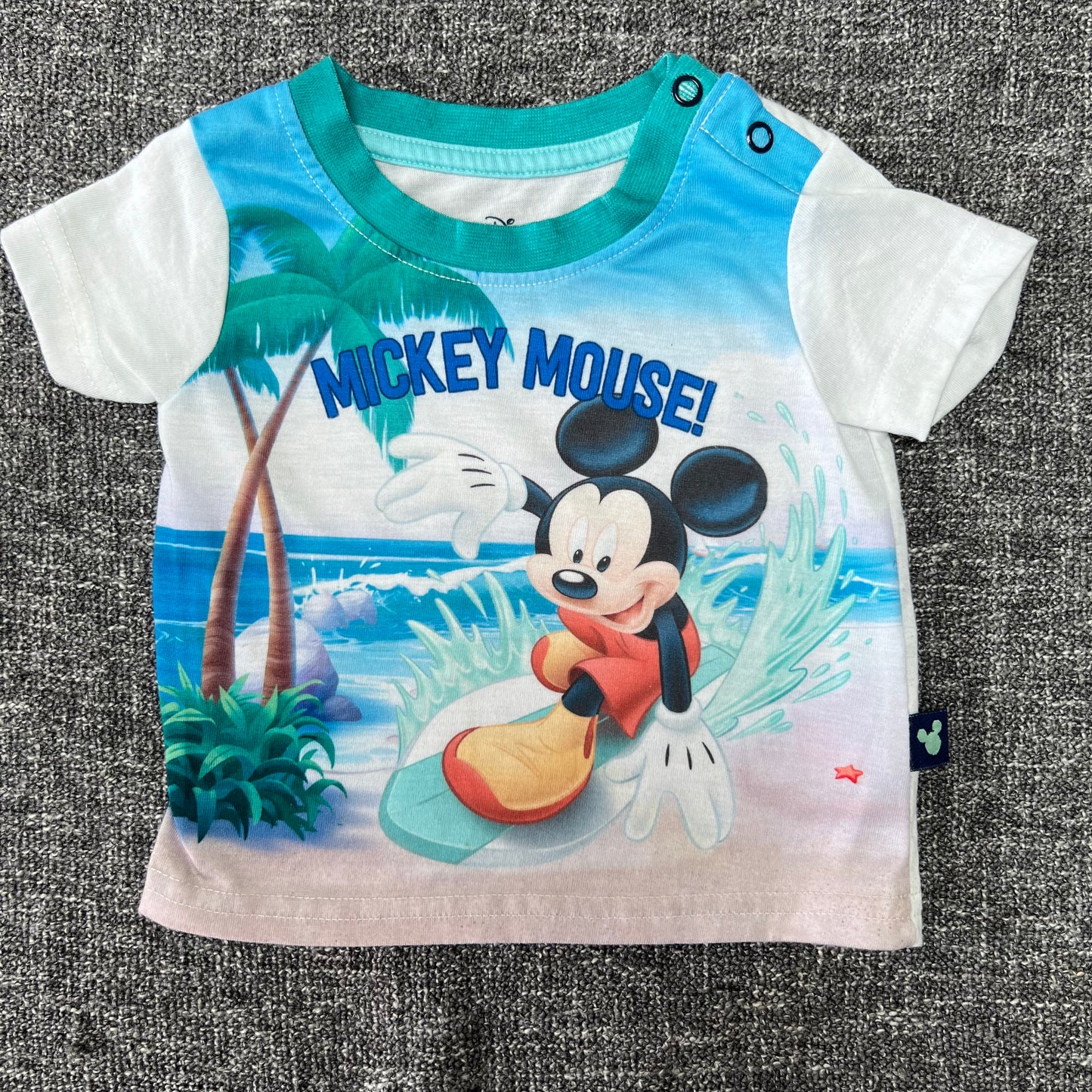 Boys 0-3 Month "Mickey Mouse" T-shirt