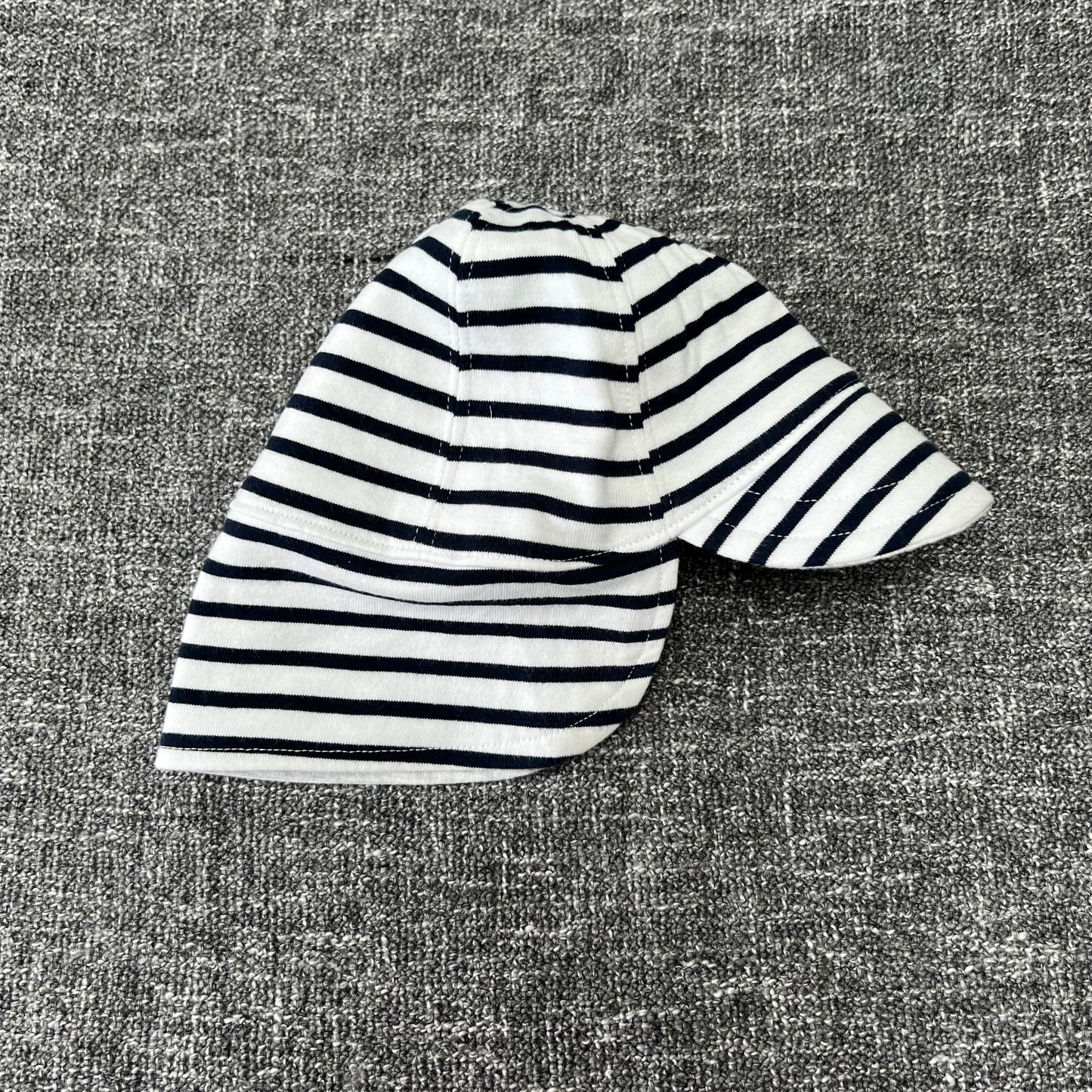 Boys 0-3 Month Striped Sun Hat