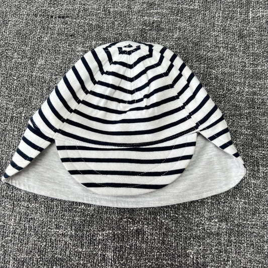 Boys 0-3 Month Striped Sun Hat