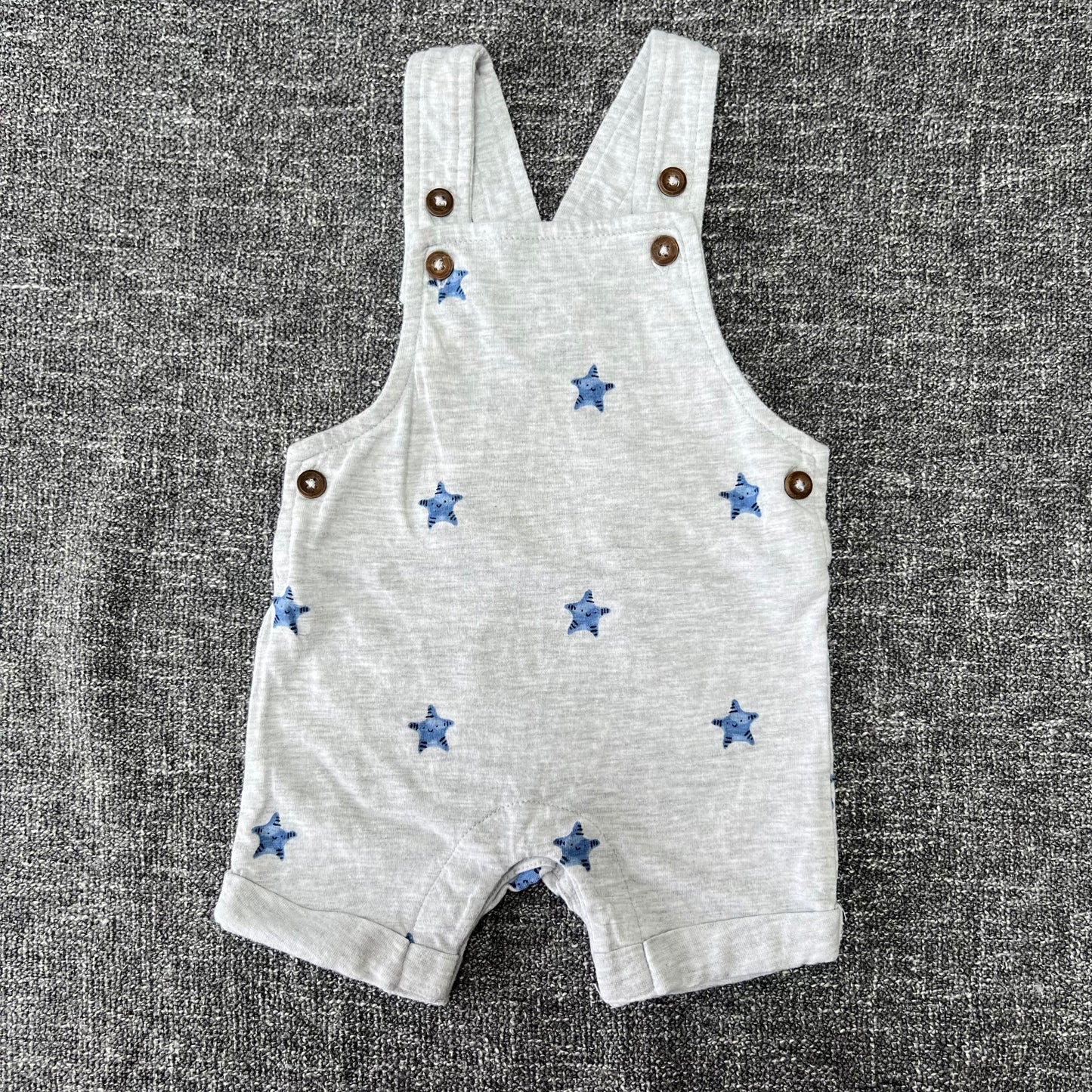 Boys 0-3 Month Summer Dungarees