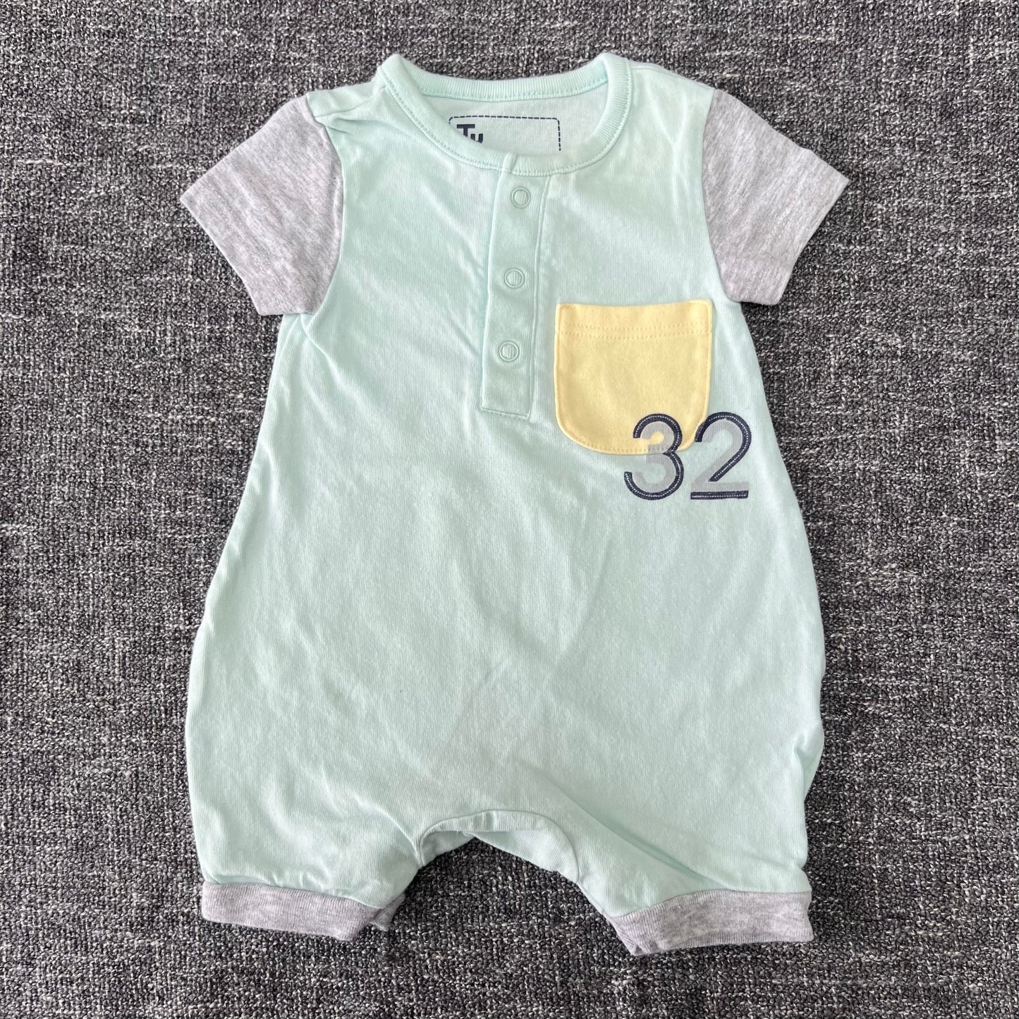 Boys 0-3 Month Summer Romper