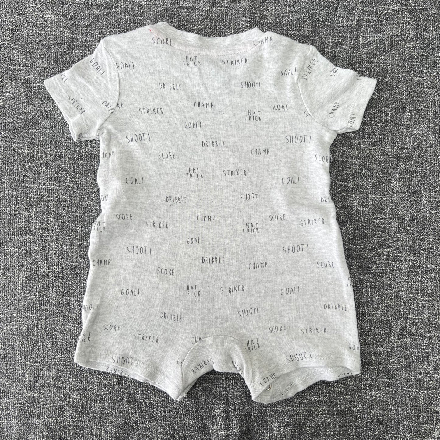 Boys 0-3 Month "Legend In The Making" Summer Romper