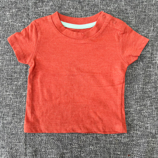 Boys 0-3 month Plain Brown T-shirt