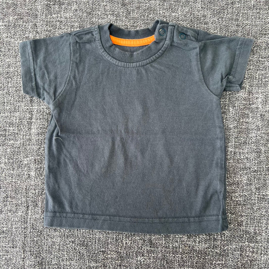 Boys 0-3 Month Plain Grey T-shirt