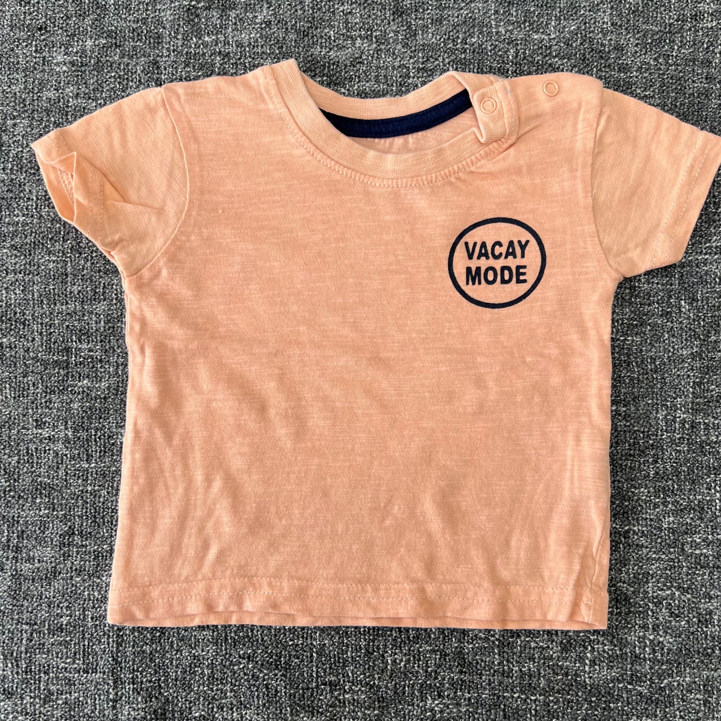 Boys 0-3 month "Vacay Mode" T-shirt