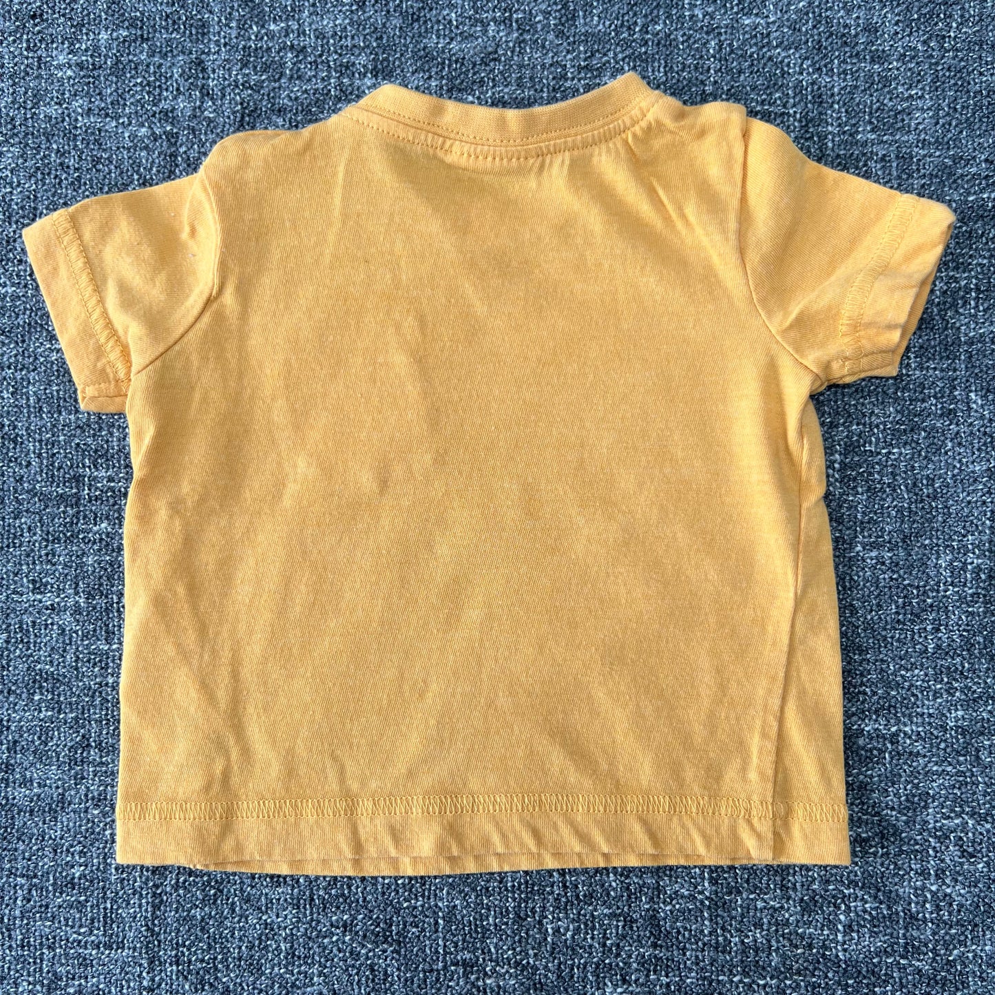 Boys 0-3 Month Plain Yellow T-shirt