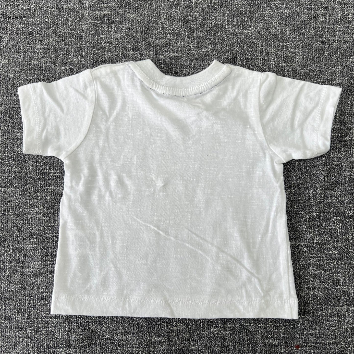 Boys 0-3 Month Plain White T-shirt.