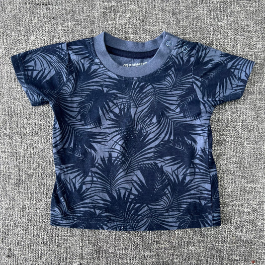 Boys 0-3 Month Leaf Print T-shirt