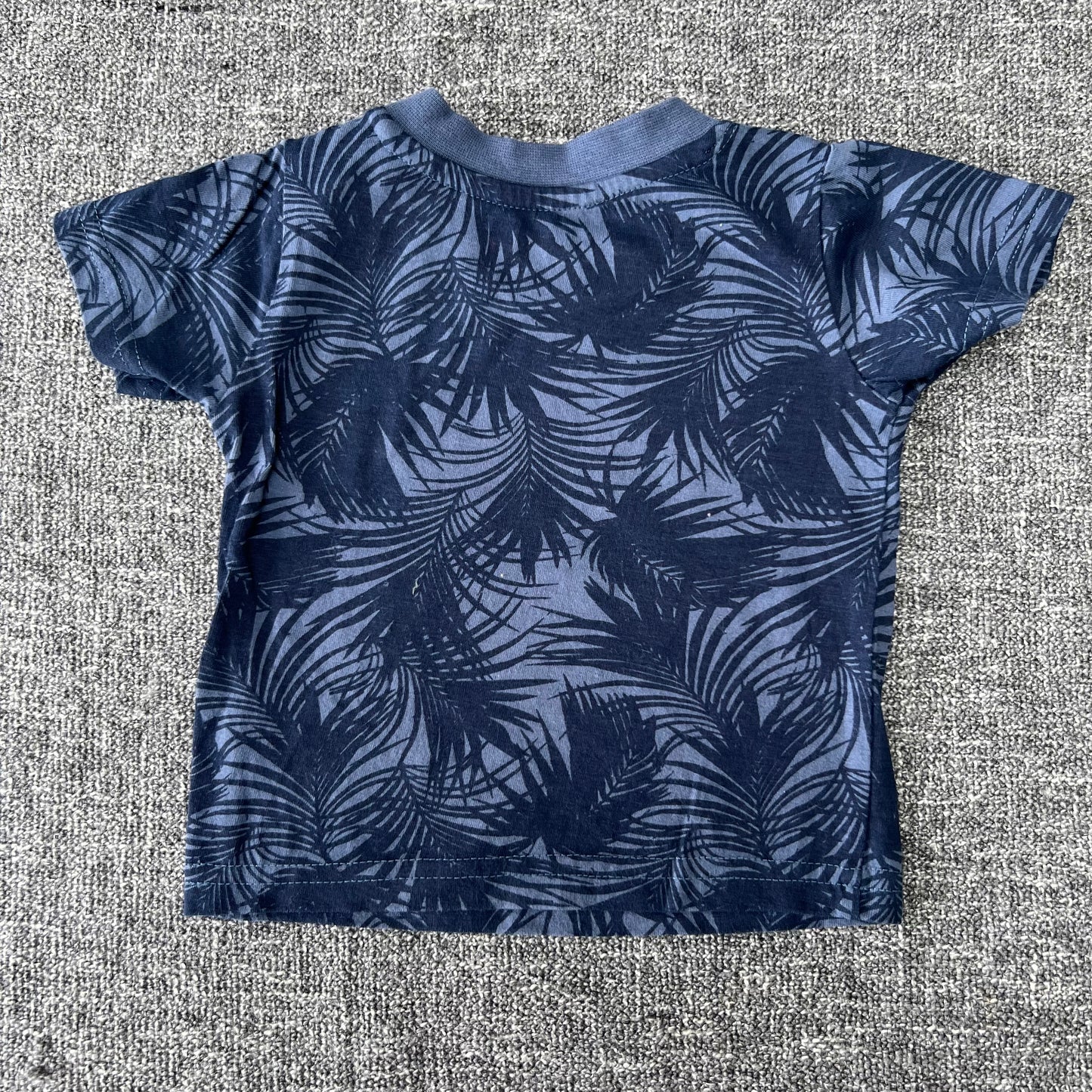 Boys 0-3 Month Leaf Print T-shirt