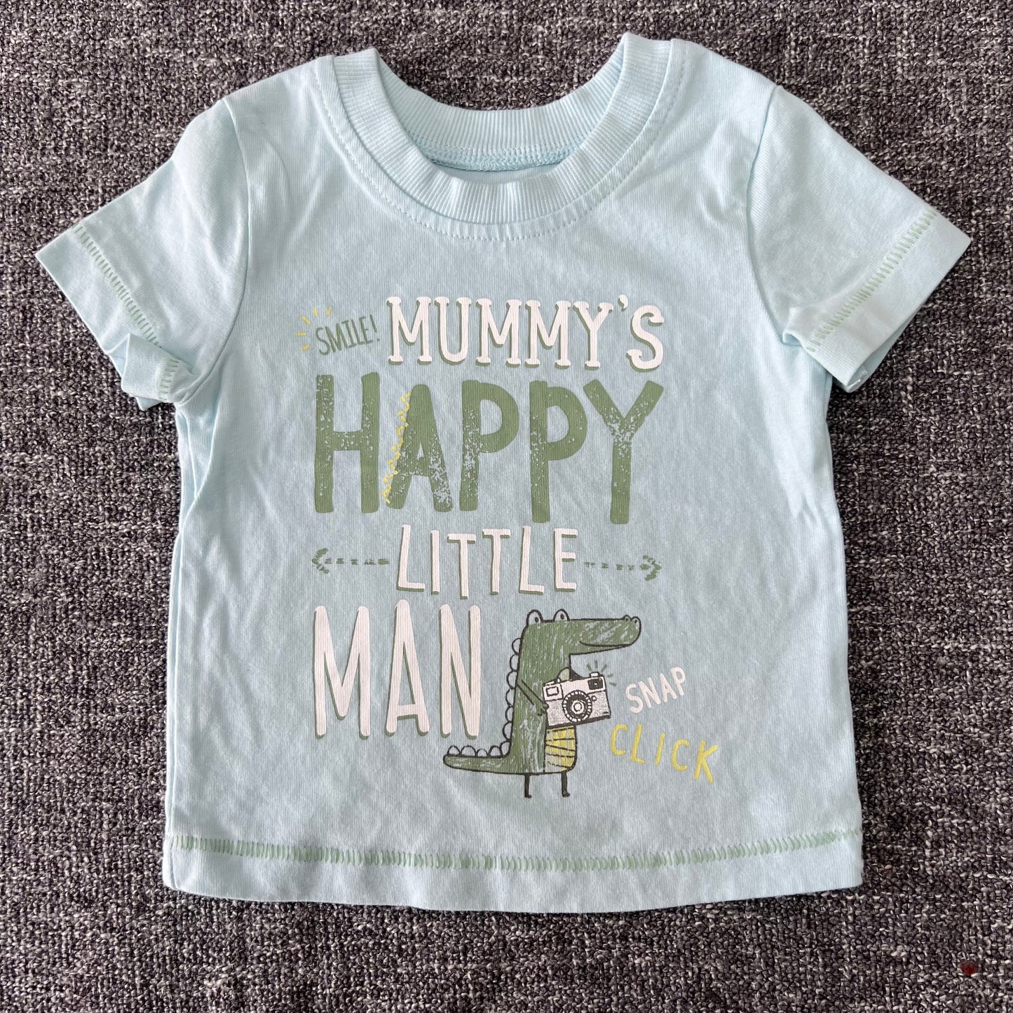 Boys 0-3 Month "Mummy's Little Man" T-shirt