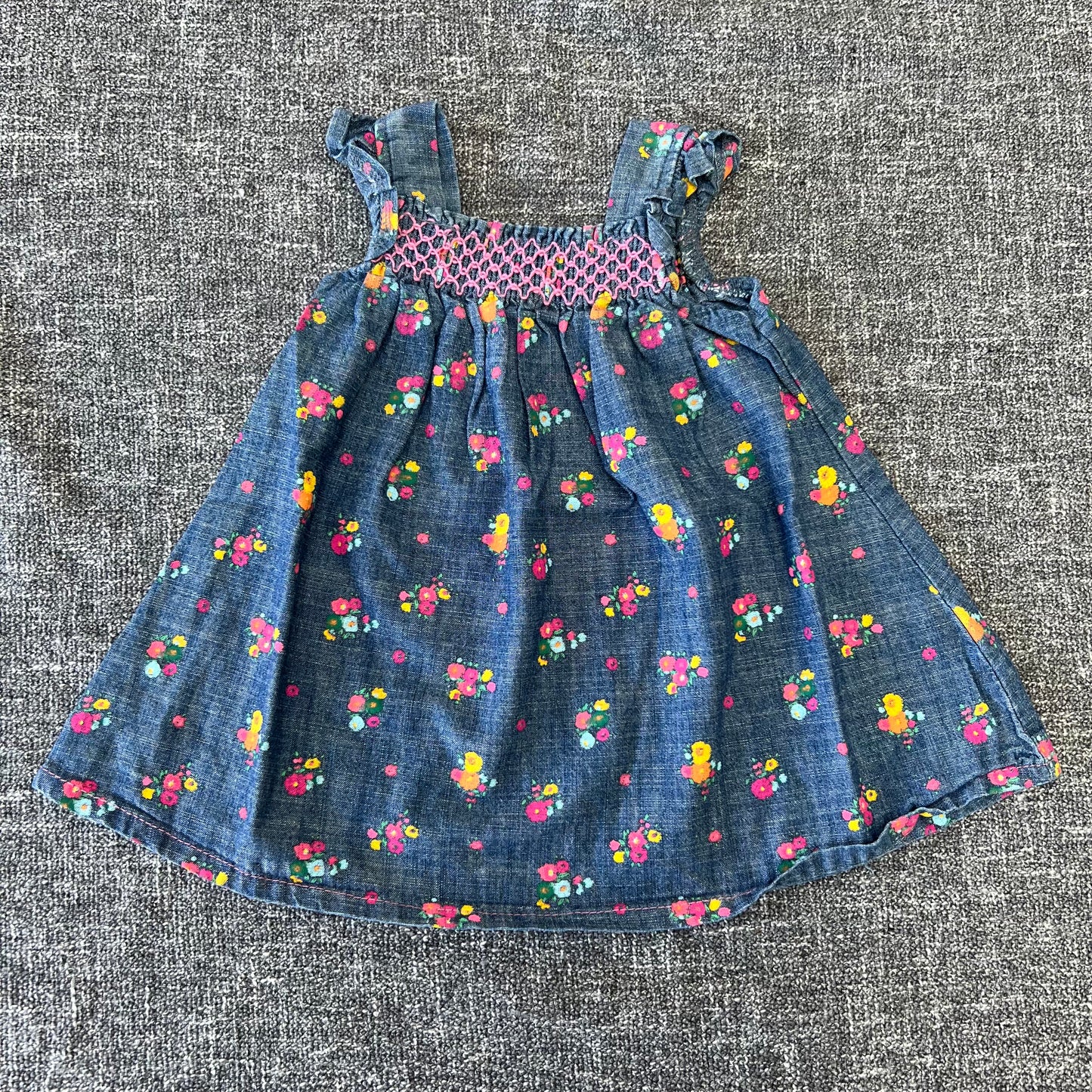 Girls 0-3 Month Strappy Summer Dress