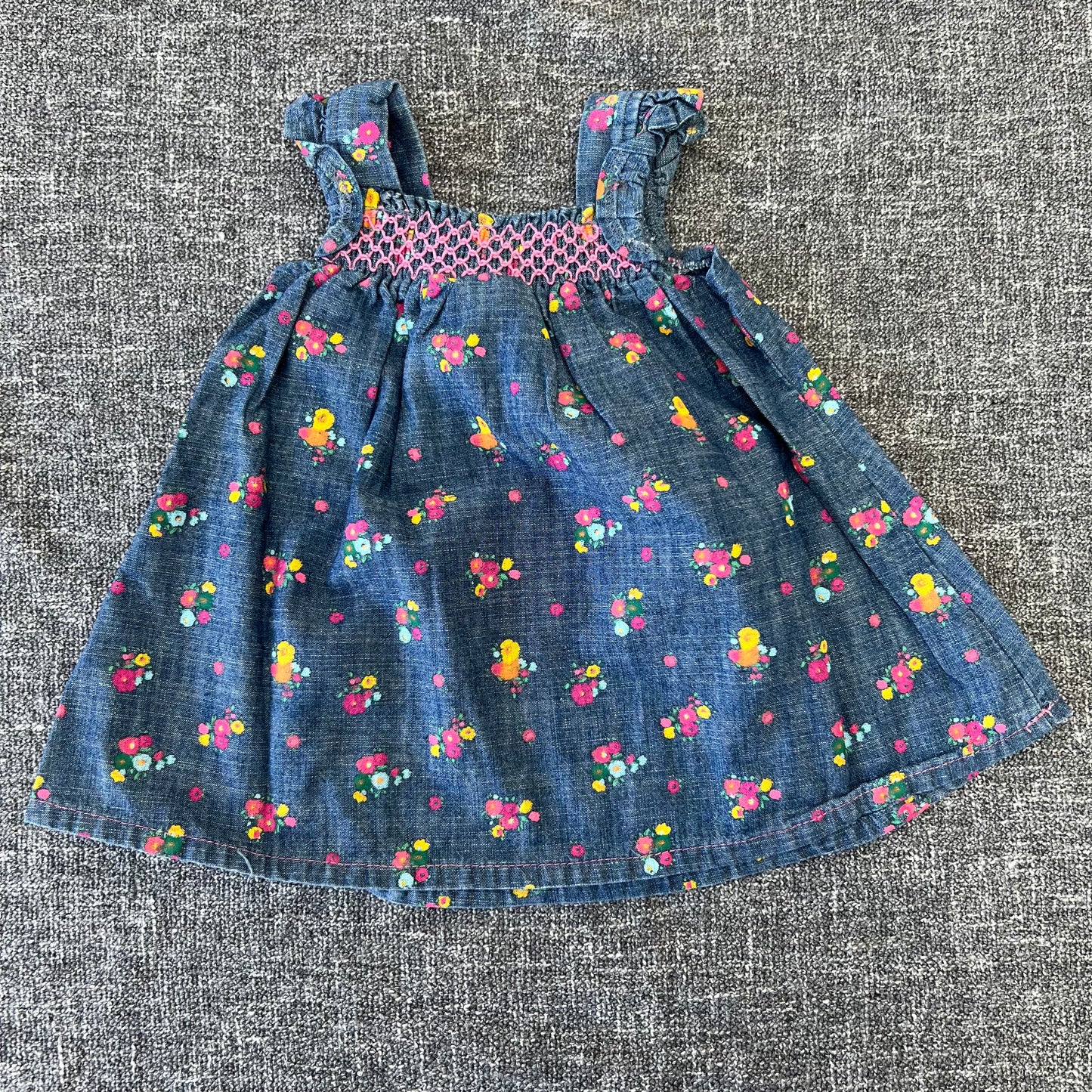 Girls 0-3 Month Strappy Summer Dress