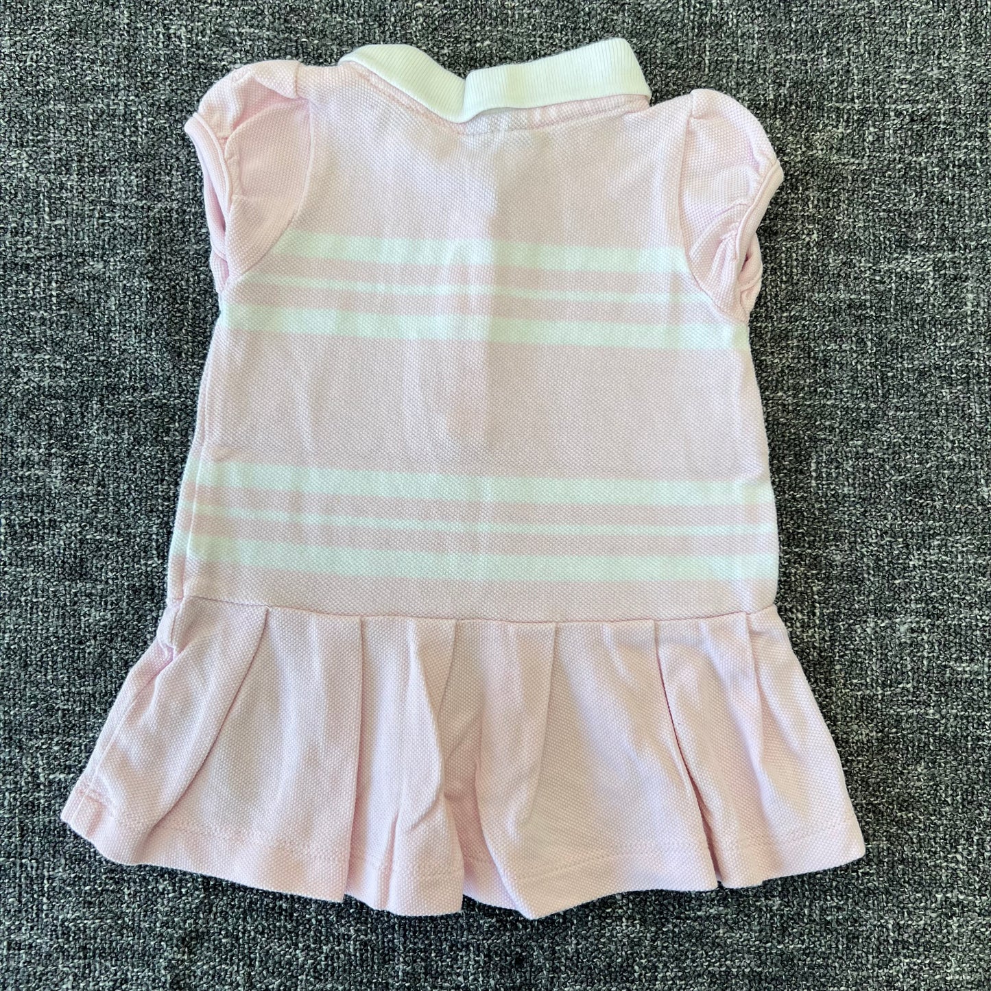 Girls 0-3 Month Summer Polo Shirt Style Dress.