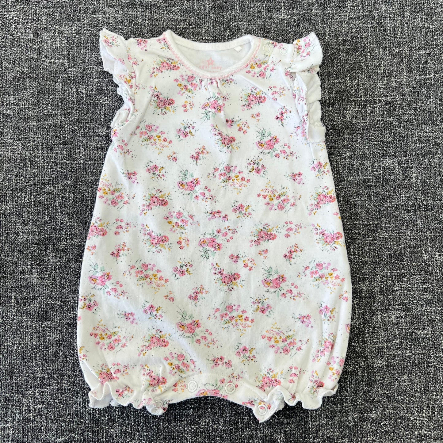 Girls 0-3 Month Summer Romper