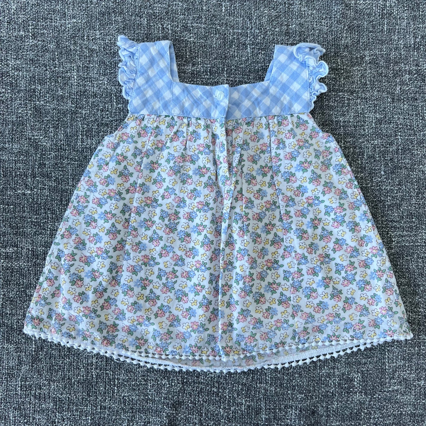 Girls 0-3 Month Flowery Summer Top