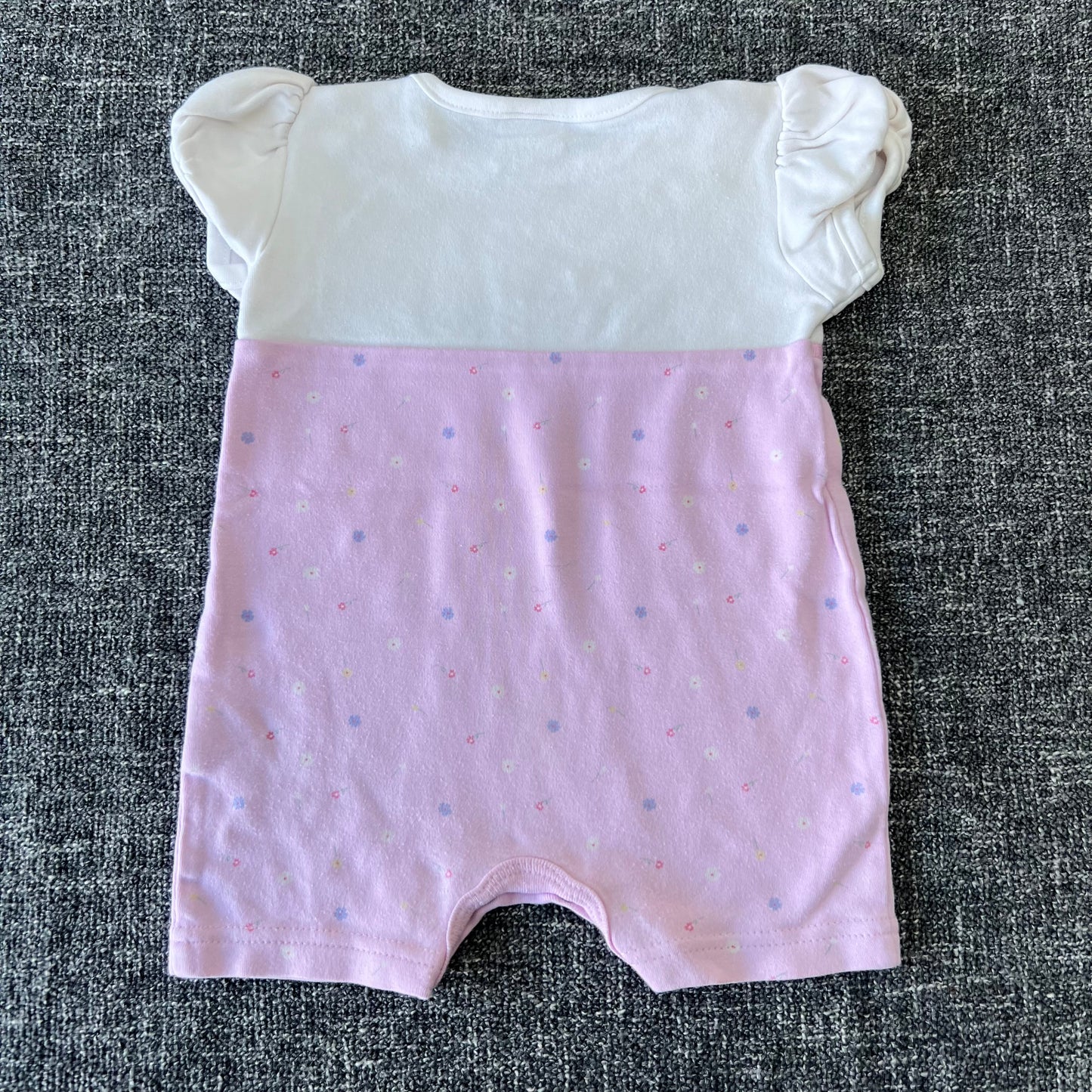 Girls 0-3 Month Floral Summer Romper