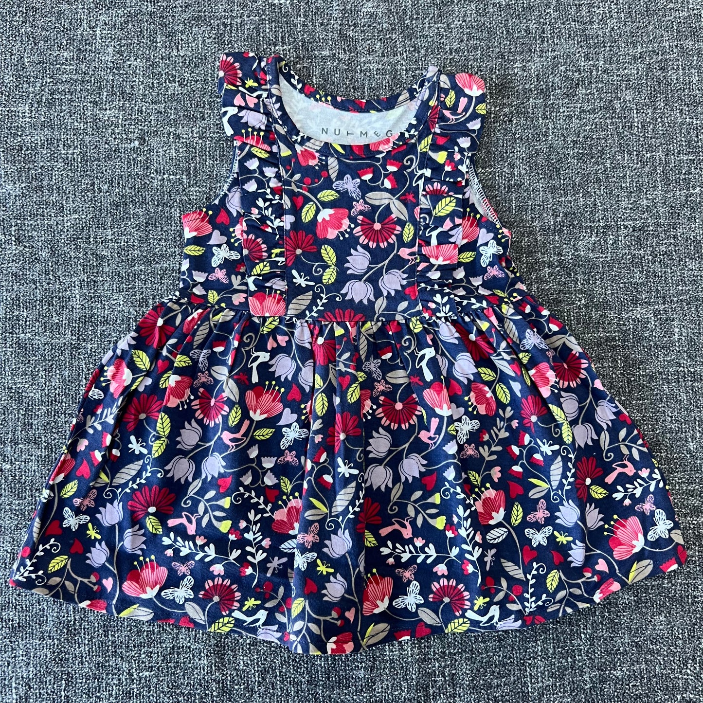 Girls 0-3 Month Floral Summer Dress