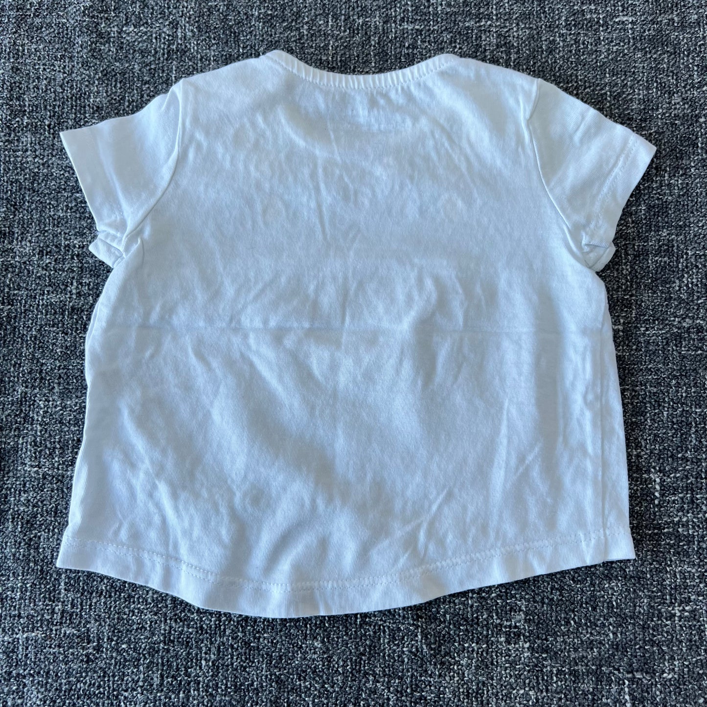 Girls 0-3 Month White Floral T-shirt