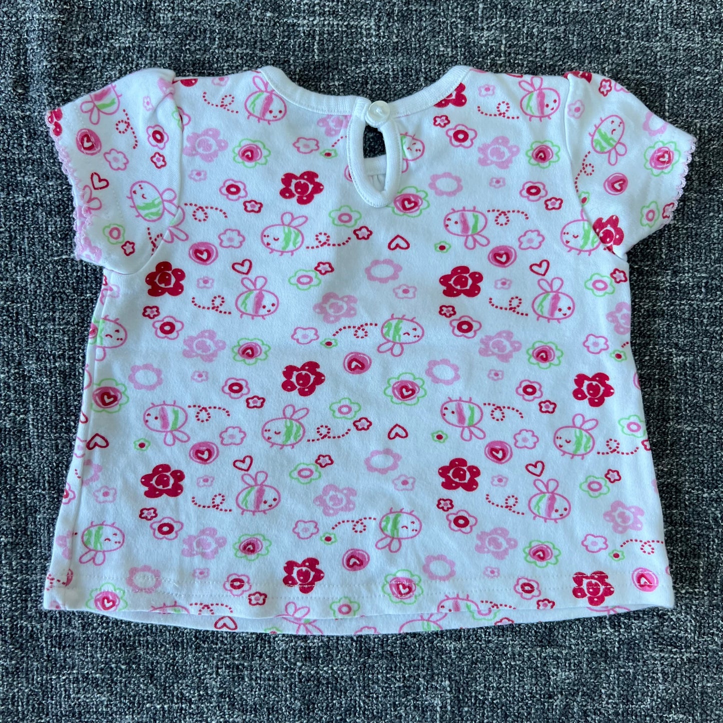 Girls 0-3 Month Floral T-shirt