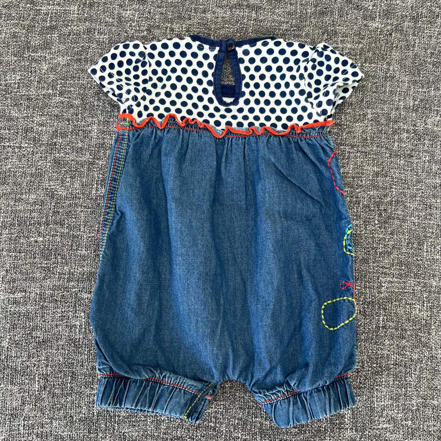 Girls 0-3 Month Summer Romper