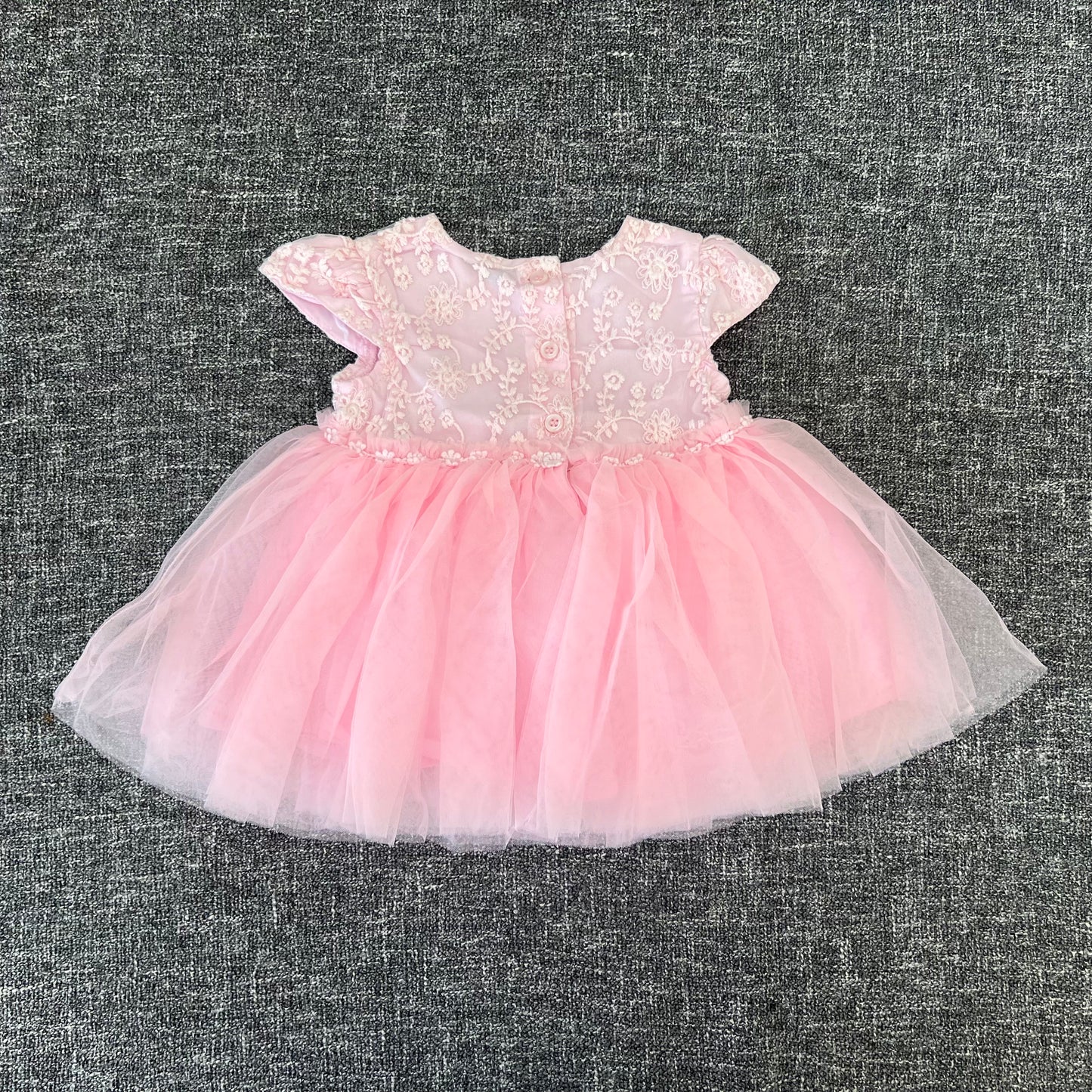 Girls 0-3 Month Pink Party Dress