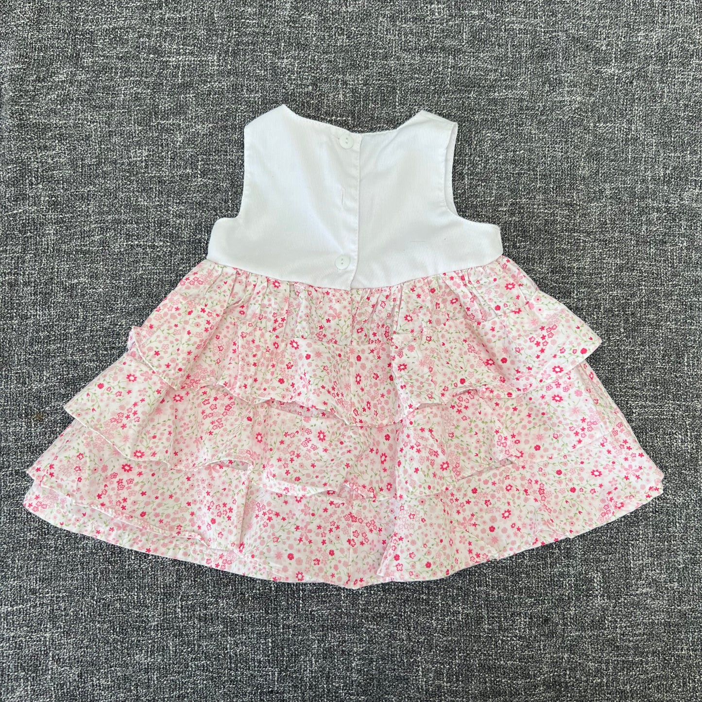 Girls 0-3 Month Pink Floral  Summer Dress