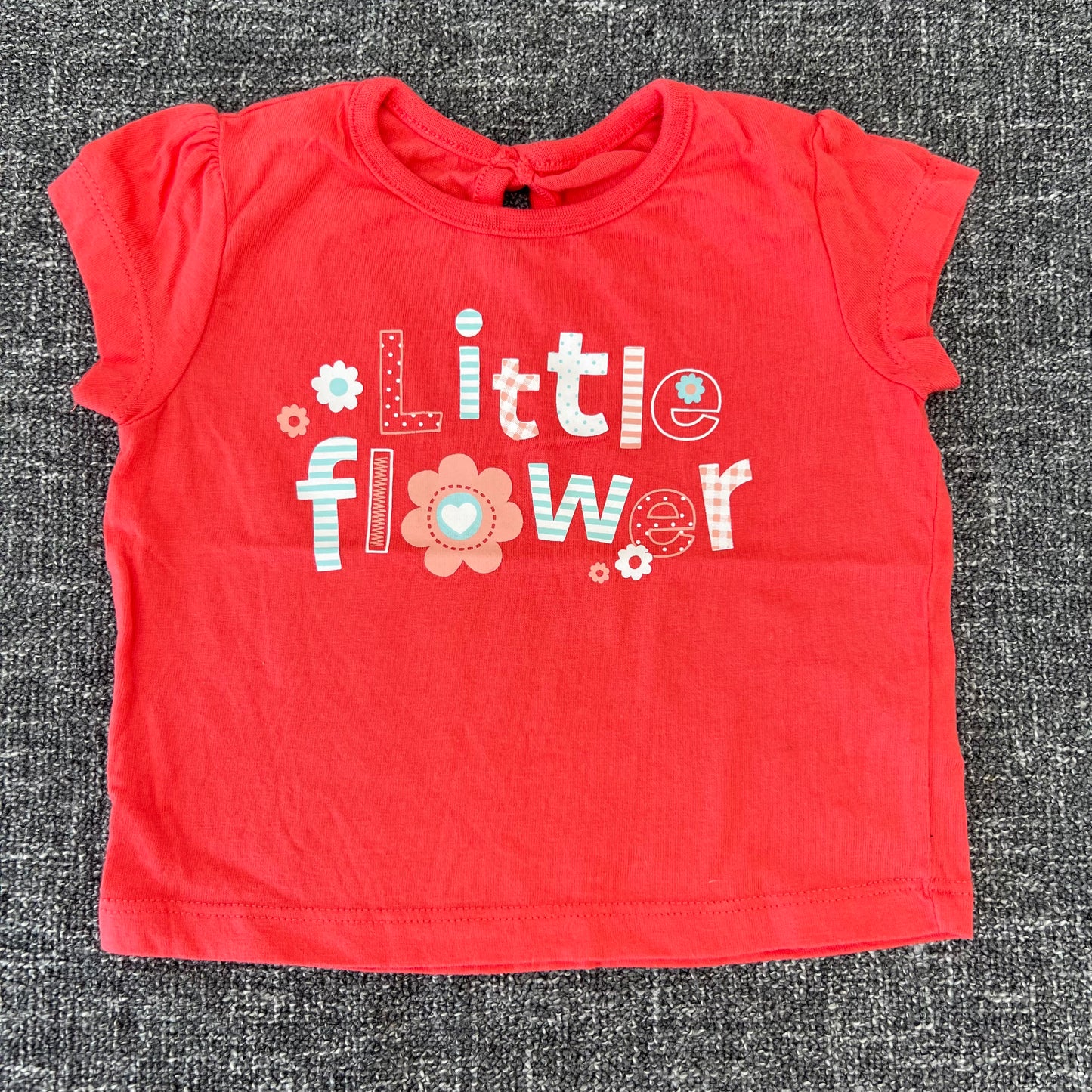 Girls 0-3 Month "Little flower" T-shirt