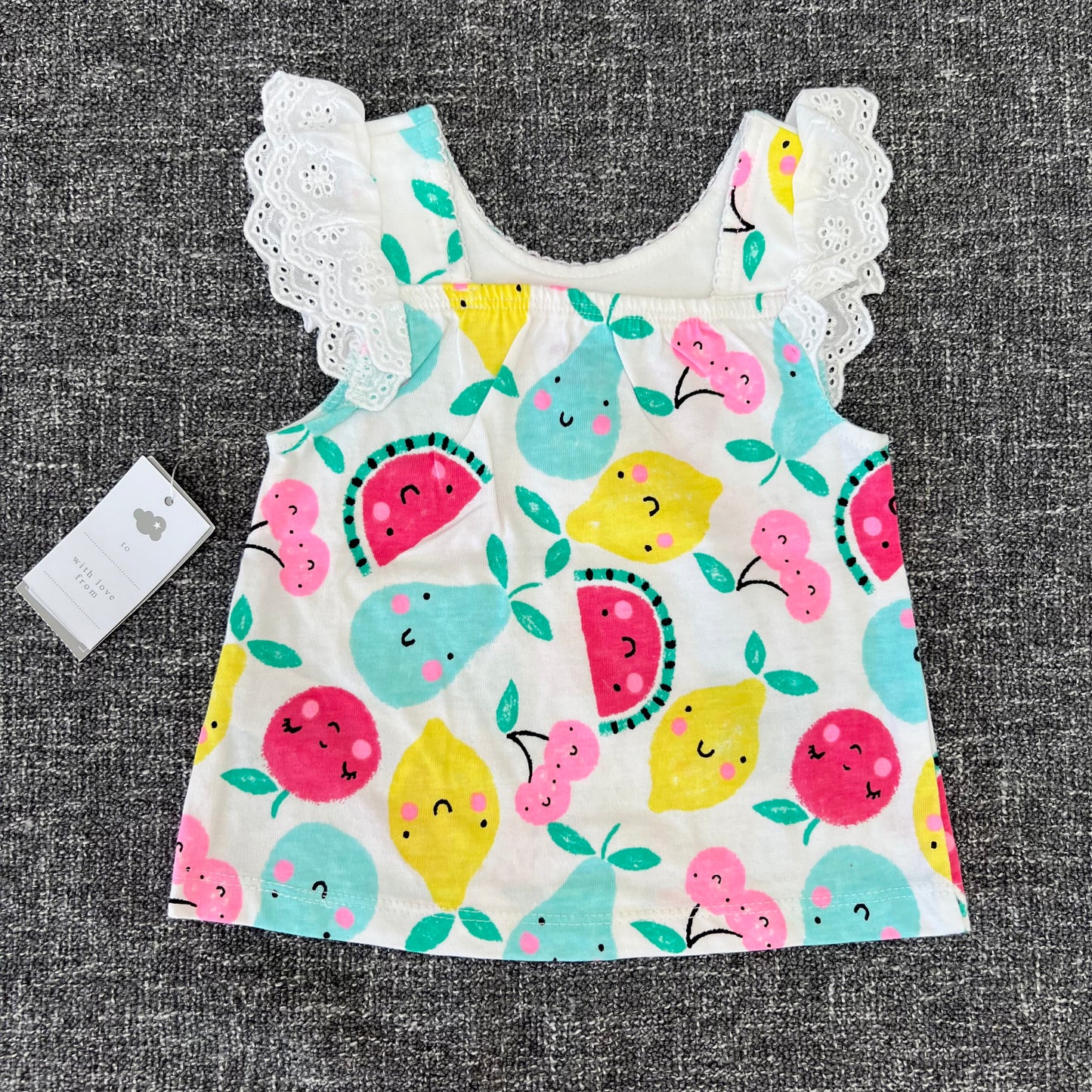 Girls 0-3 Month New Fruits Summer Top