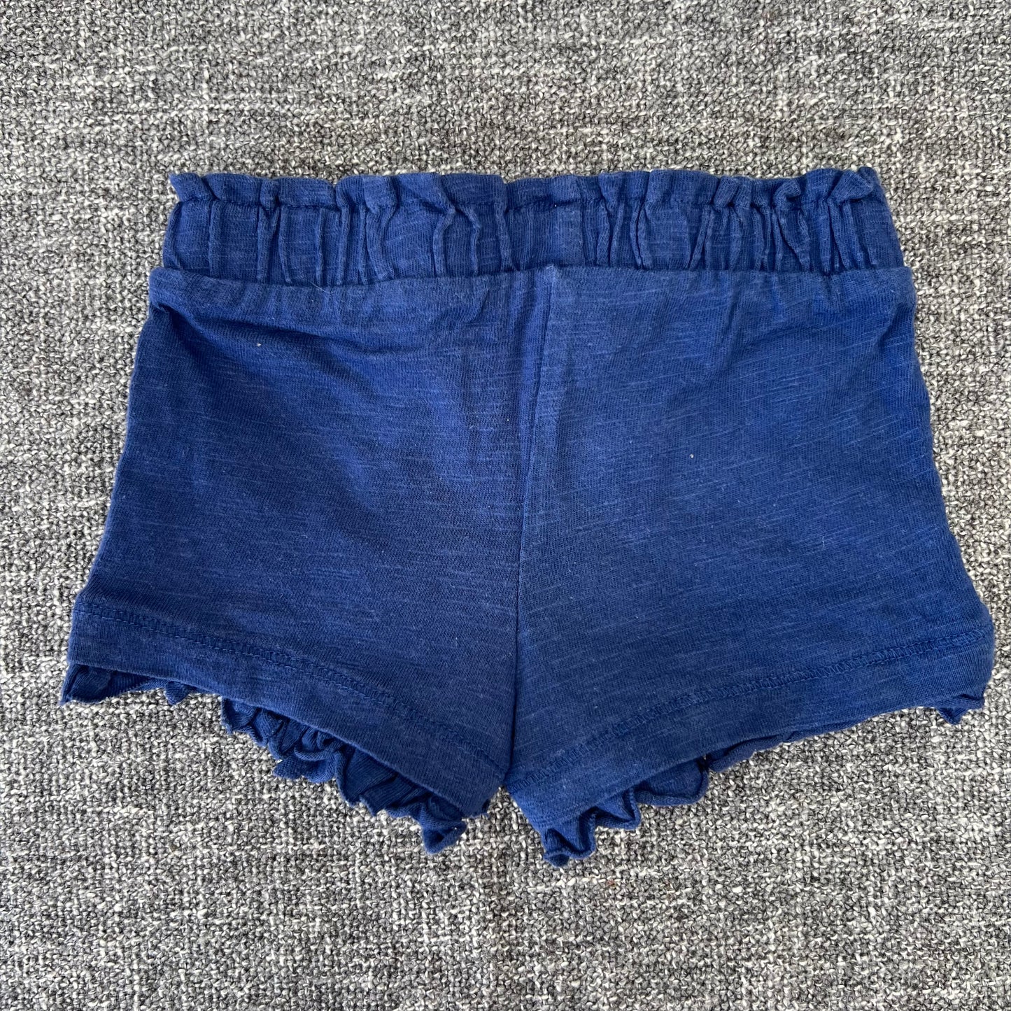 Girls 0-3 Month Plain Blue Shorts