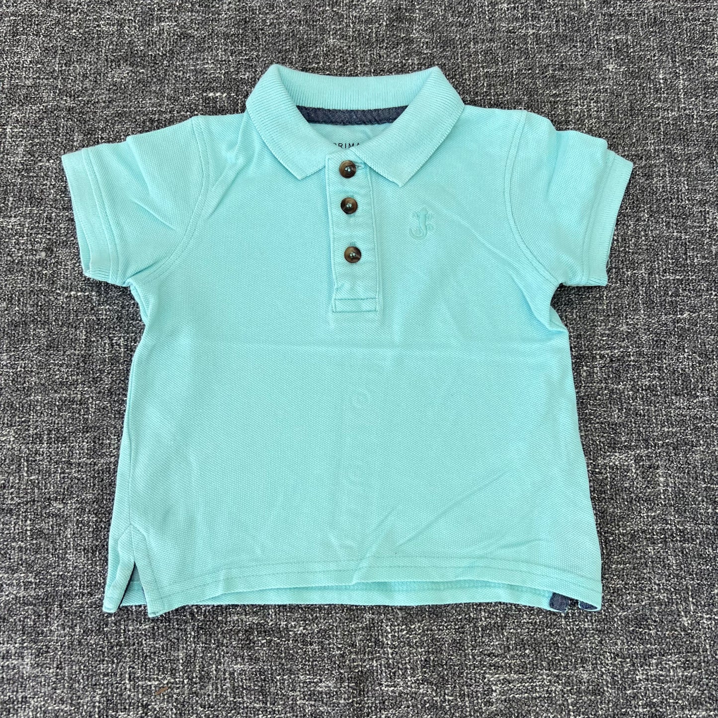 Boys 3-6 Month Turquoise Polo Shirt