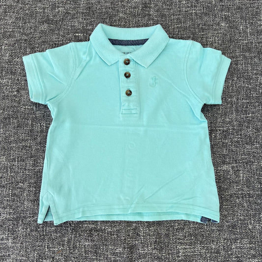 Boys 3-6 Month Turquoise Polo Shirt