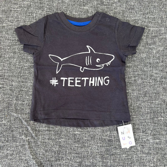 Boys 3-6 Month "#Teething" NEW