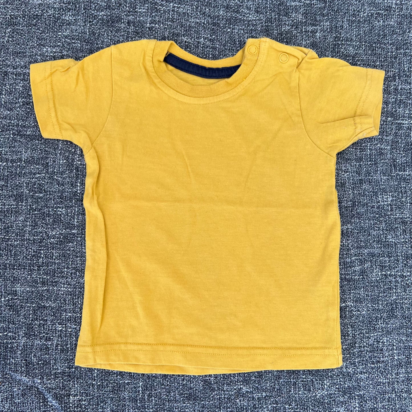 Boys 3-6 Month Plain Yellow T-shirt