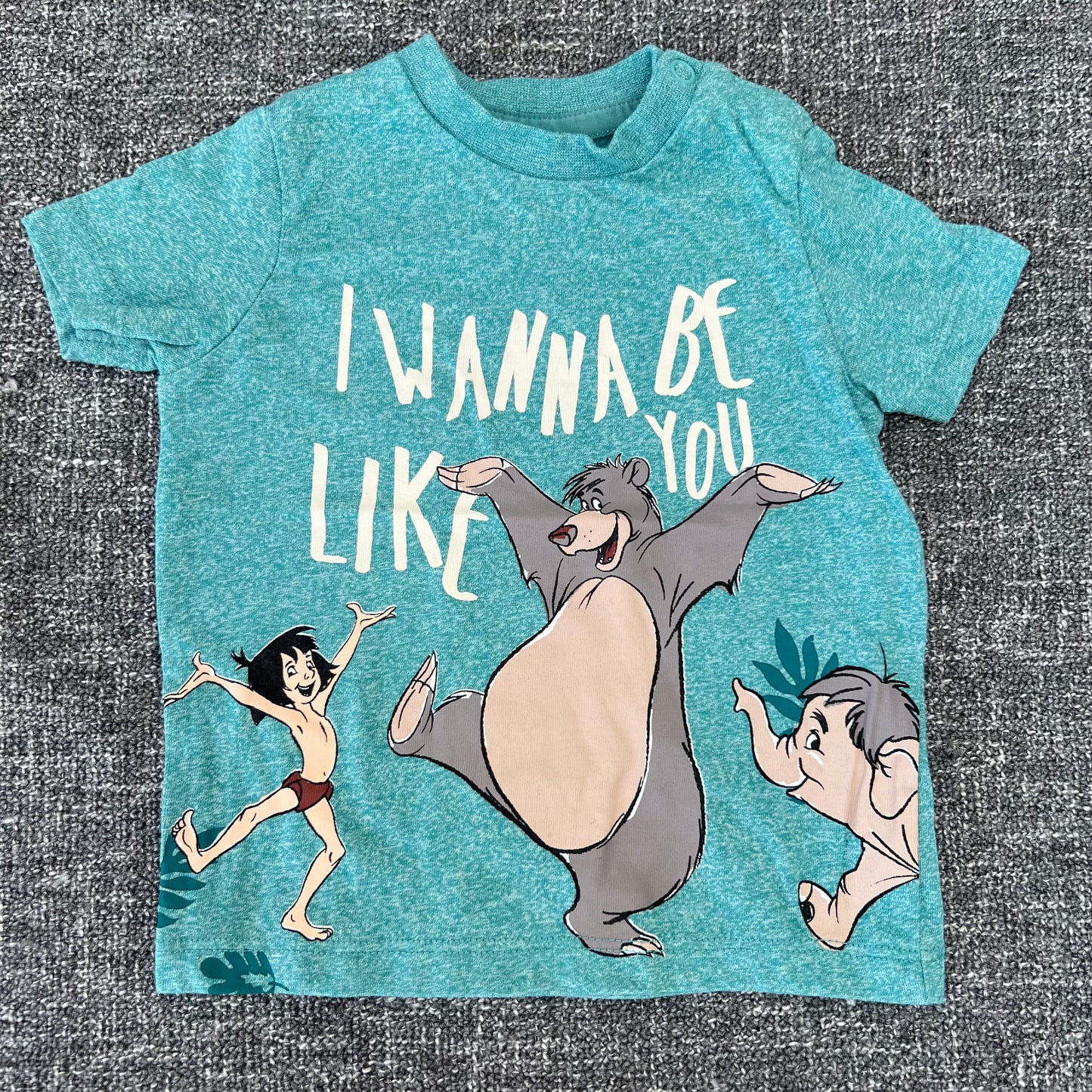 Boys 3-6 Month Disney Jungle Book "I wanna be like you" T-shirt