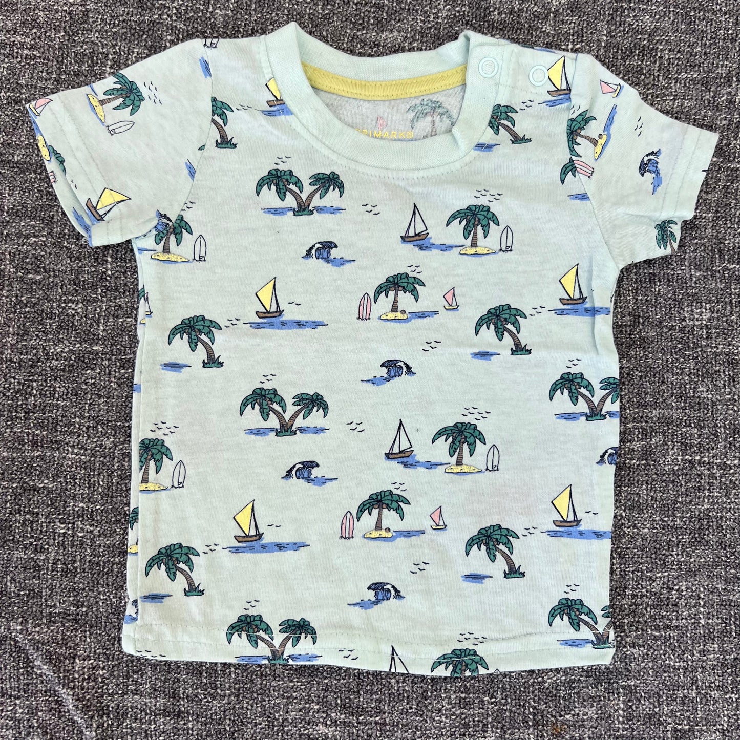 Boys 3-6 Month Tropical Island T-shirt