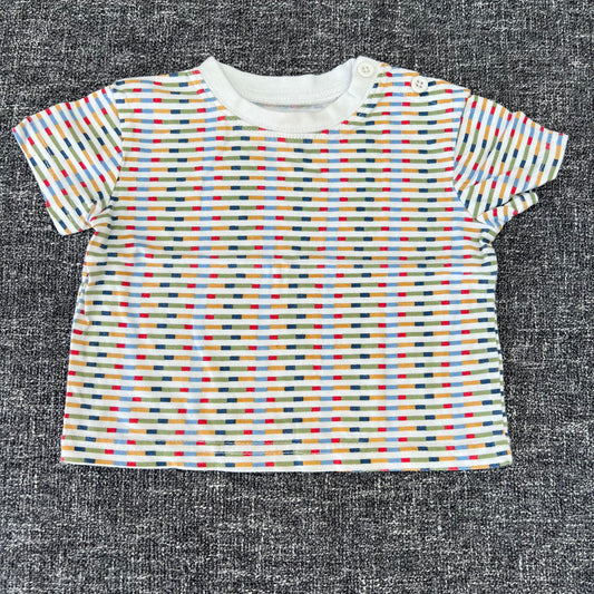 Boys 3-6 Month Geometric Patterned T-shirt