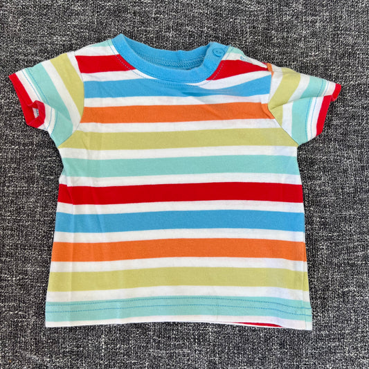 Boys 3-6 Month Multi Coloured Striped T-shirt