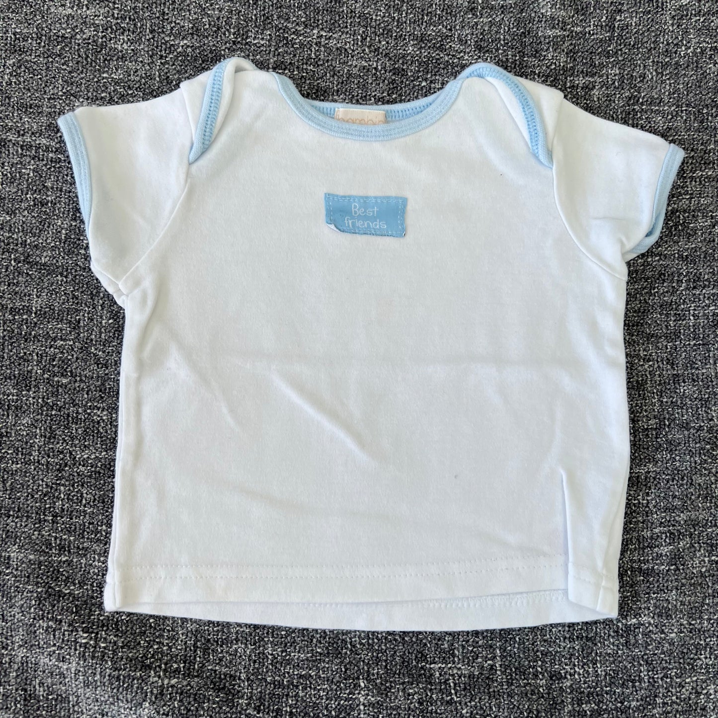 Boys 3-6 Month "Best friends" White T-shirt