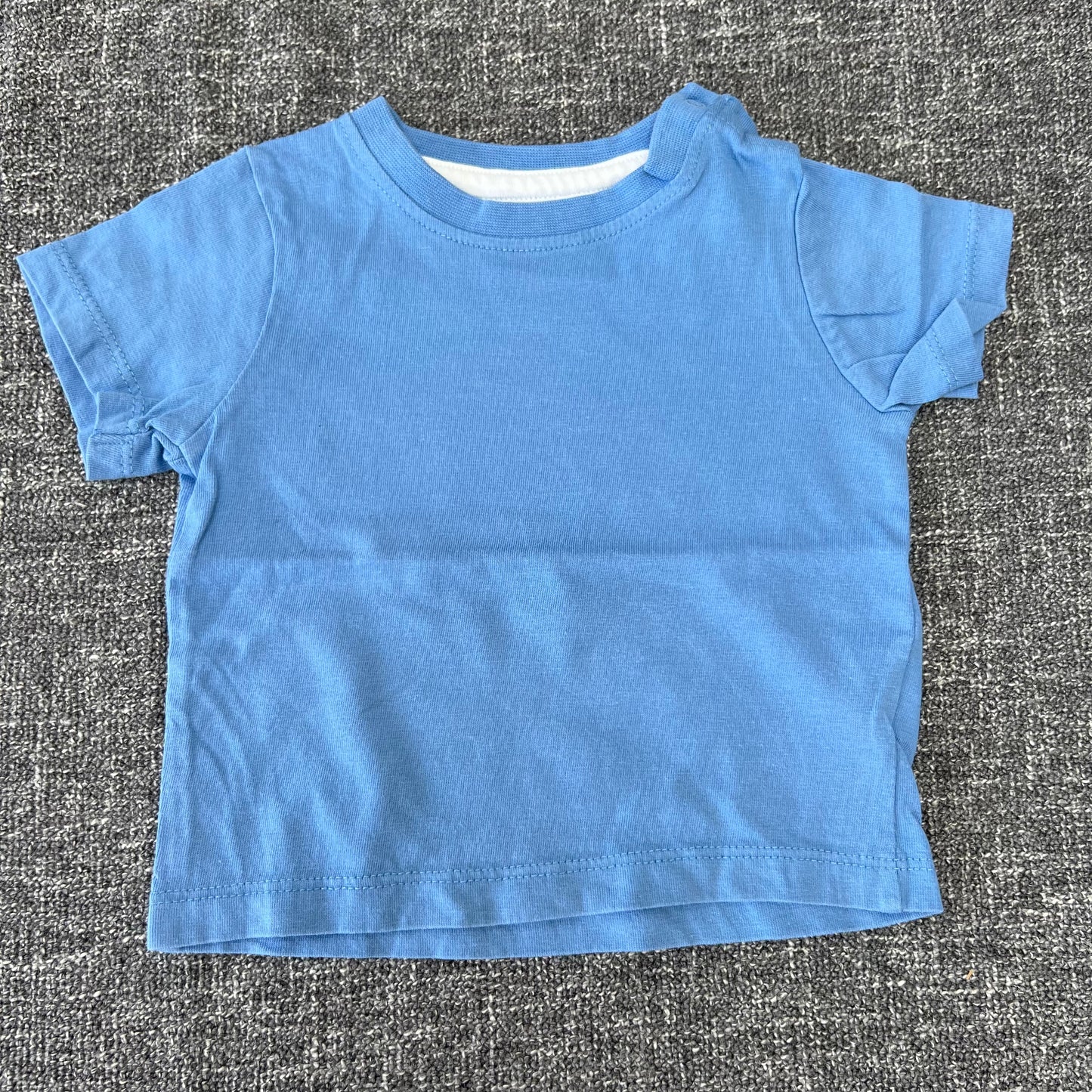 Boys 3-6 Month Plain Blue T-shirt