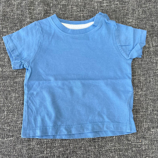 Boys 3-6 Month Plain Blue T-shirt