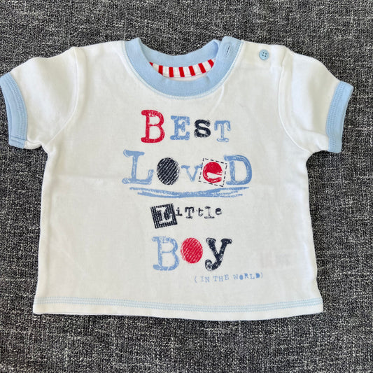 Boys 3-6 Month "Best loved little boys (in the world)"