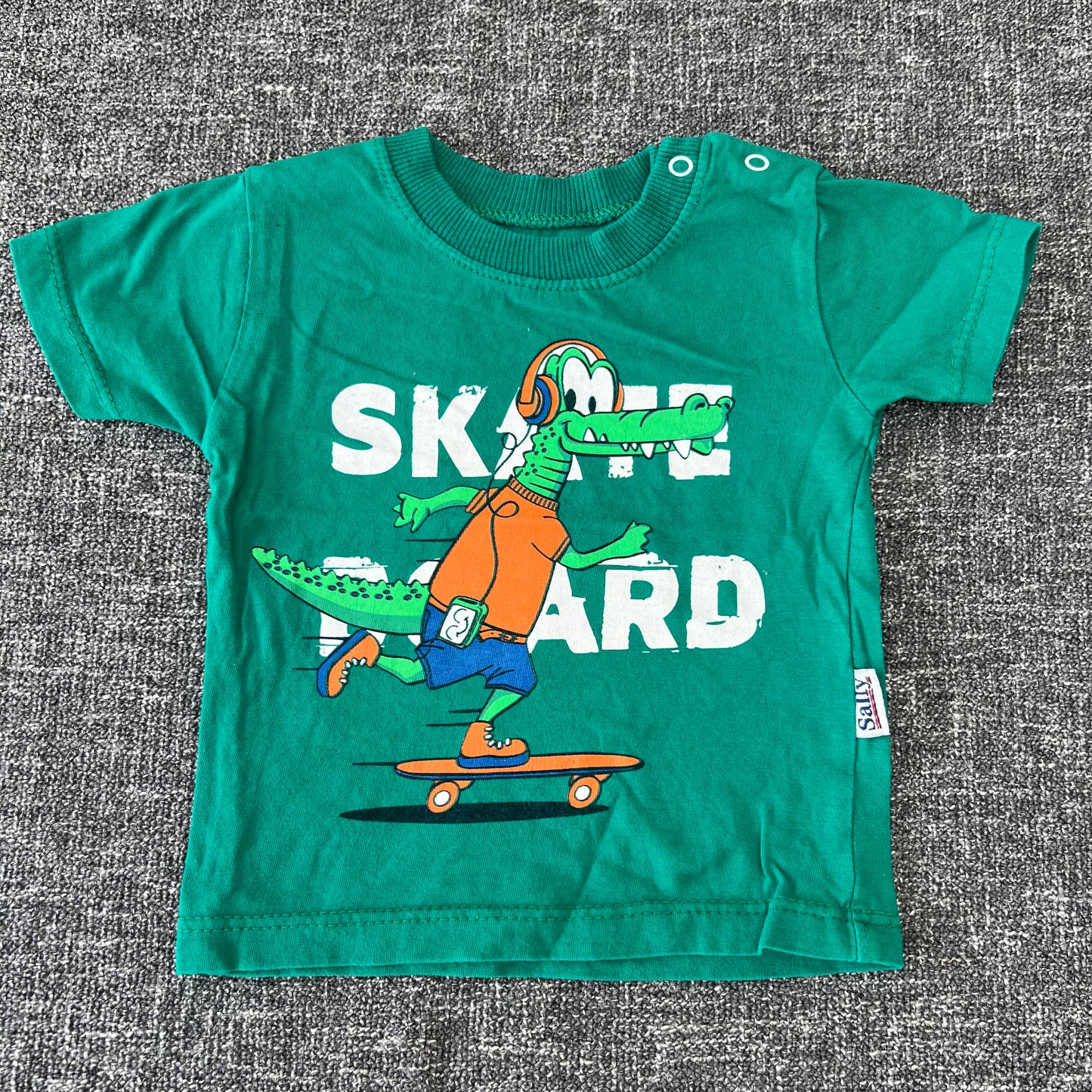 Boys 3-6 Month Green "Skate Board" T-shirt