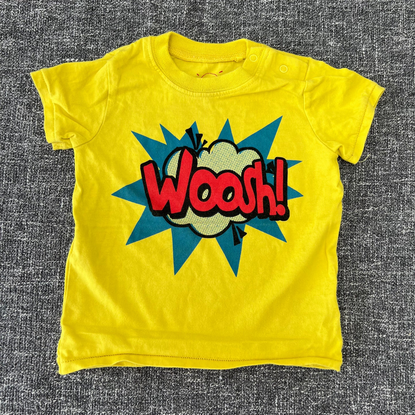 Boys 3-6 Month Yellow "Woosh" T-shirt